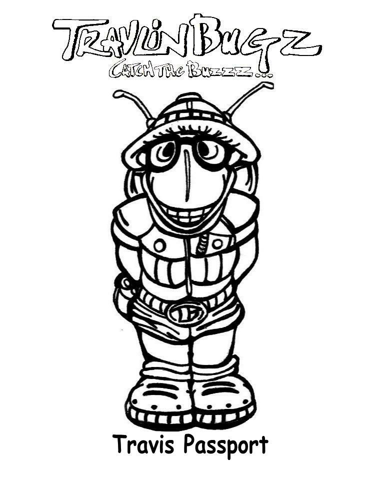 Passport Coloring Book Coloring Pages